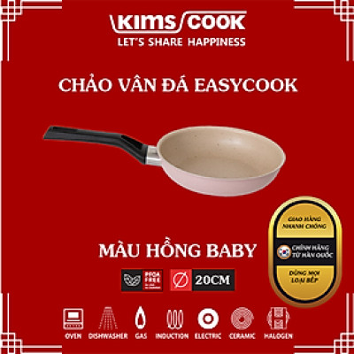 [HÀNG CHÍNH HÃNG GIÁ TỐT] Chảo EASYCOOK KimsCook - Chống Dính Vân Đá - Hợp Kim Nhôm
