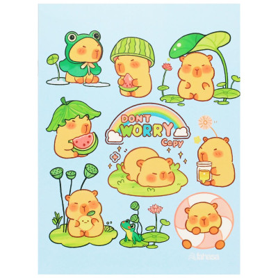 Tập Học Sinh Capybara - 4 Ôly - 96 Trang 100gsm - The Sun (Mẫu Màu Giao Ngẫu Nhiên)