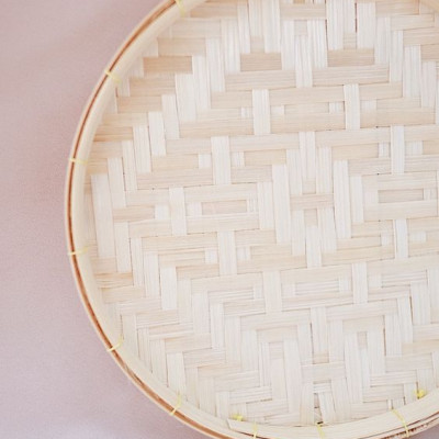 Mẹt tre ECOHUB trang trí đựng đồ ăn nhà hàng, khách sạn (đủ size)
