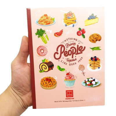 Vở Class Foody - 4 Ô Ly 96 Trang 58gsm - Hồng Hà 0310 (Mẫu Màu Giao Ngẫu Nhiên)