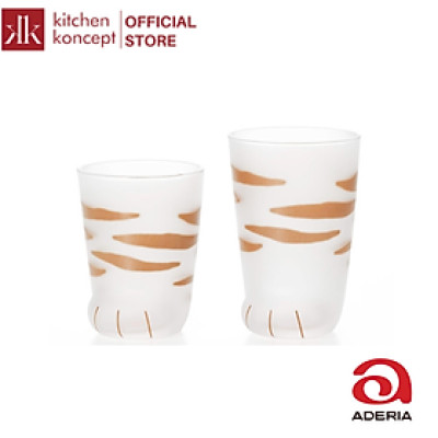 Bộ ly hình chân mèo mướp nâu Aderia - Coconeco - 2 cái