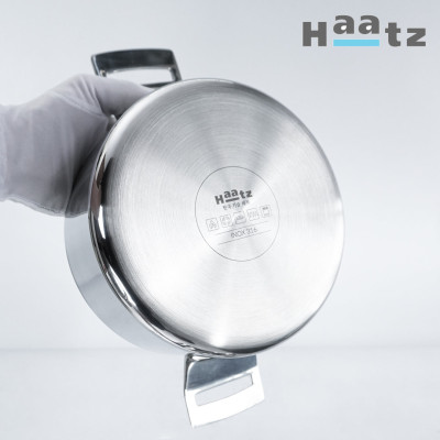 Nồi inox 316 đúc nguyên khối Hàn Quốc size 22cm dung tích 4.5L, bảo hành 5 năm