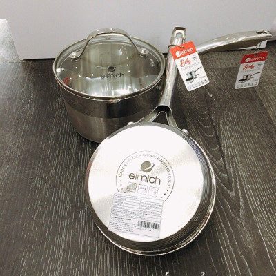 Bộ nồi và chảo inox Elmich baby EL-3795 size 16cm
