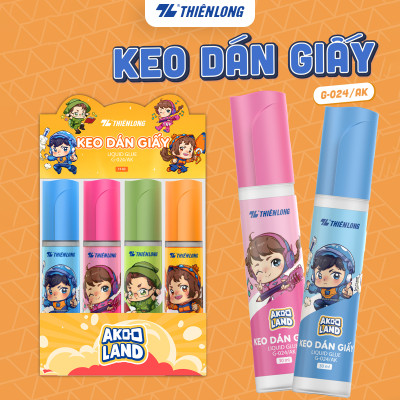 Keo dán giấy - Akooland Liquid Glue Thiên Long G-024 - Mẫu thân ngẫu nhiên
