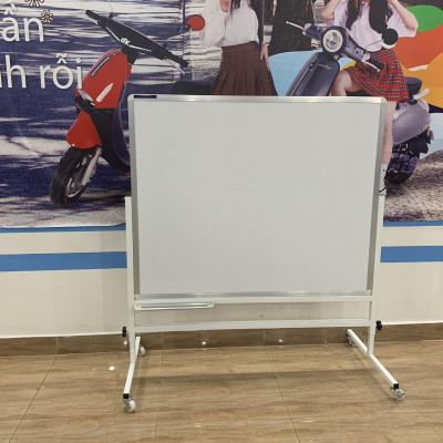 Bảng di động 1 mặt từ trắng BAVICO KT 80x120cm