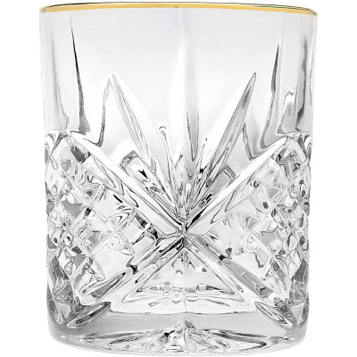  BỘ CỐC VIỀN VÀNG PHA LÊ GODINGER DUBLIN, 4 CHIẾC Hàng chính hãng