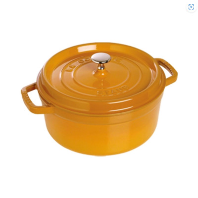 Staub - Nồi tròn màu vàng - 22cm (2.6L)