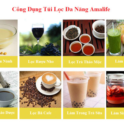 Túi Lọc Sữa Đậu Nành, Túi Lọc Sữa Hạt Cao Cấp, Túi Lọc Trà, Túi Lọc Gia Vị - Hàng Chính Hãng