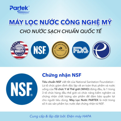 Bộ Lọc Thô PARTEK P1020-2PRS 2 Cốc Cao Cấp - Bộ Lọc Đôi 10 inch, Công Nghệ Mỹ Chuẩn NSF - Hàng Chính Hãng - Pre-treatment Không Dùng Điện, Bộ Đôi Lọc Nước Sinh Hoạt Sediment Filter 5 Micron