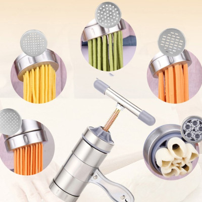 Khuôn làm bún Inox cầm tay với 5 đầu khuôn