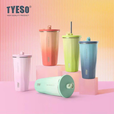 Cốc ly giữ nhiệt TYESO 01006 470ml bằng thép không gỉ 304