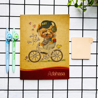 Combo 5 Tập Học Sinh 100 Trang ĐL 100g/m2 - FAHASA - Cute Bears (Mẫu Màu Giao Ngẫu Nhiên)