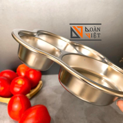KHAY ĐỰNG THỨC ĂN CHO BÉ - Inox không gỉ cao cấp, không bám mùi, đảm bảo VSATTP - Hoạ tiết ngộ nghĩnh