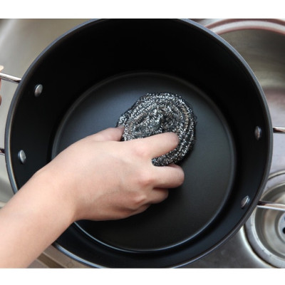 Set 02 miếng cọ xoong nồi chuyên dụng, làm từ thép không gỉ, bền dai, cho thời gian sử dụng lâu dài - nội địa Nhật Bản 