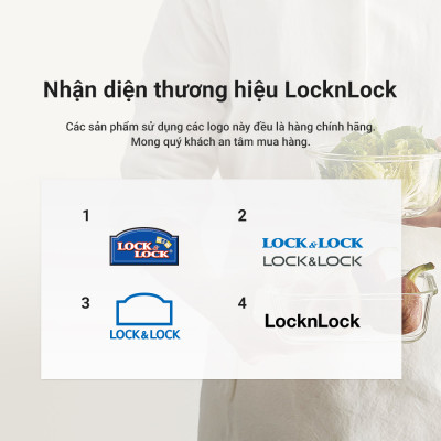 Nồi Nhôm Chống Dính Lock&Lock Baum Marble 2 Tay Cầm, Nắp Thủy Tinh LBU1242 (24cm)