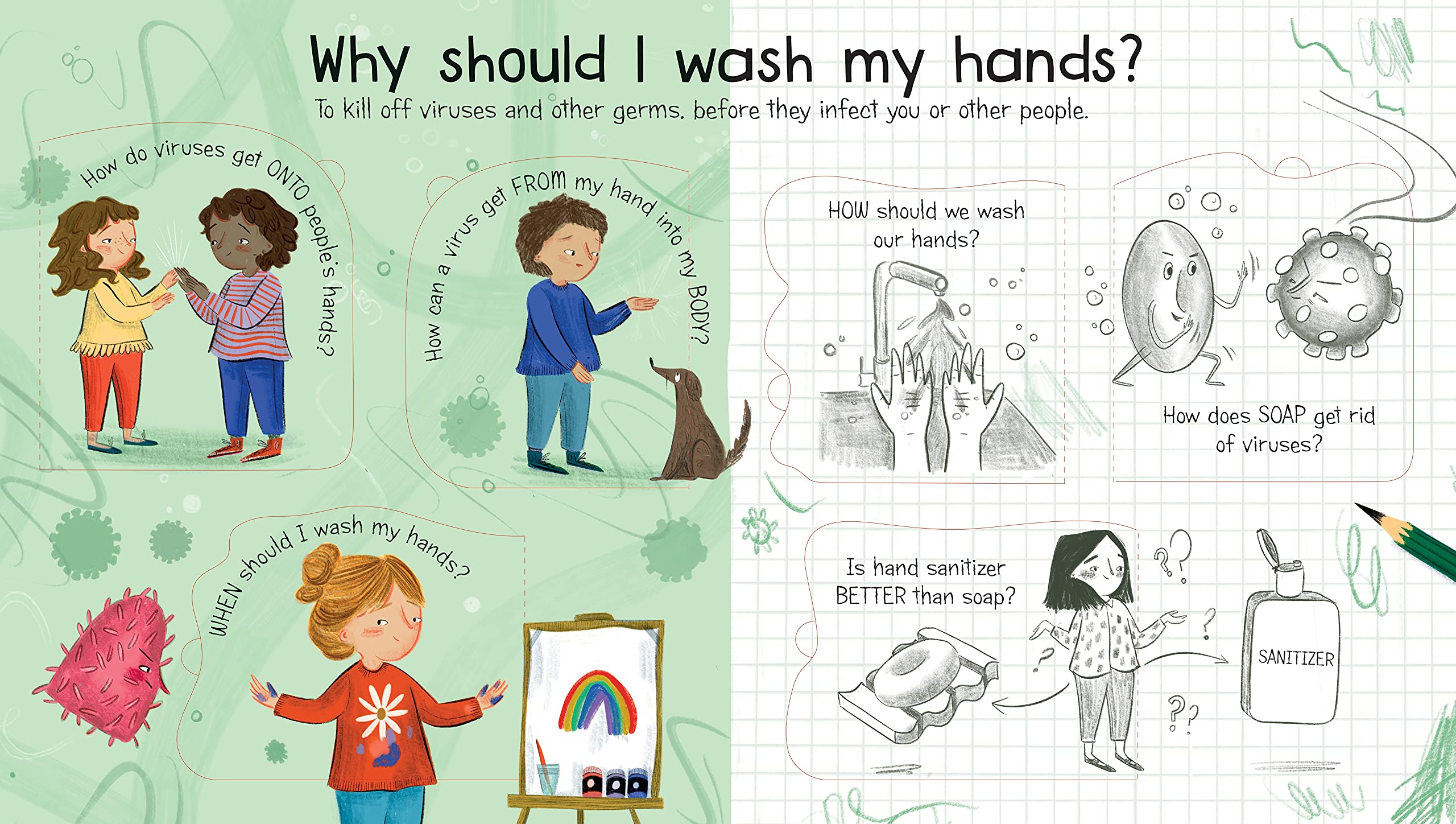Sách tương tác tiếng Anh: Lift-The-Flap First Questions And Answers What Is A Virus?