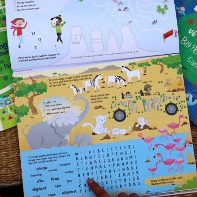 Cuốn Sách Khổng Lồ Về Trò Chơi Tư Duy - Big Puzzle Pad