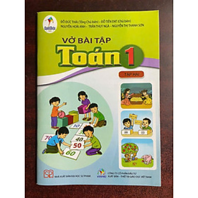 Sách Vở bài tập Toán 1- tập hai- Cánh Diều (Kèm bìa nilong bao sách)