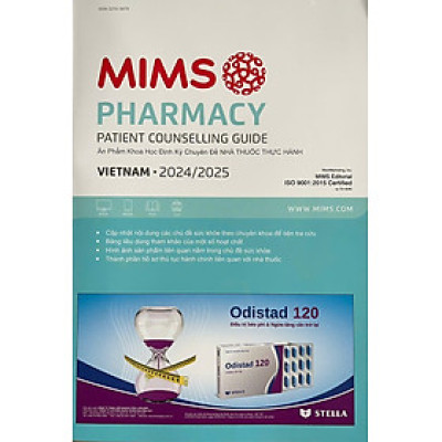 Sách - Mims Pharmacy 2024/2025 Ấn phẩm Khoa học định kỳ Chuyên đề Nhà thuốc Thực hành
