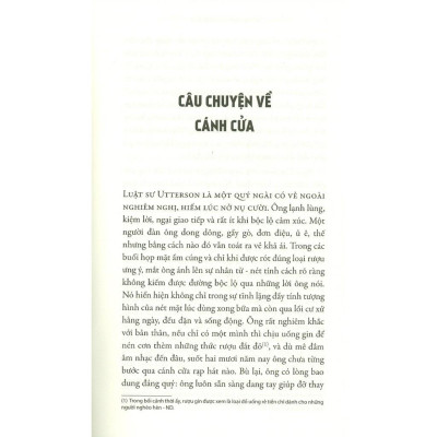 Vụ Việc Dị Thường Về Bác Sĩ Jekyll Và Ông Hyde