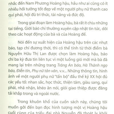 Nam Phương Hoàng Hậu - Vị Quốc Mẫu Tân Thời Qua Tư Liệu Báo Chí (1934-1945)