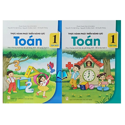 Sách - Combo Thực hành phát triển năng lực toán 1 - tập 1 + 2 ( theo chương trình GDPT 2018 - Hô trợ học buổi 2 )