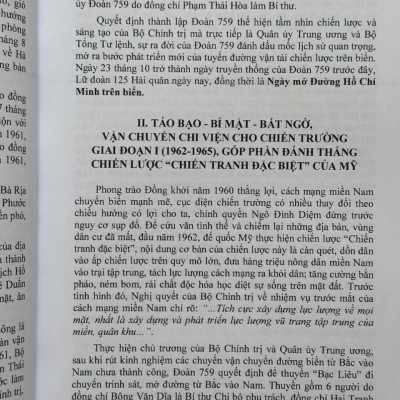 Kỳ Tích Đường Hồ Chí Minh Trên Biển