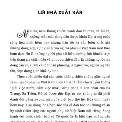 Phụ Nữ Việt Nam Có Một Thời Như Thế