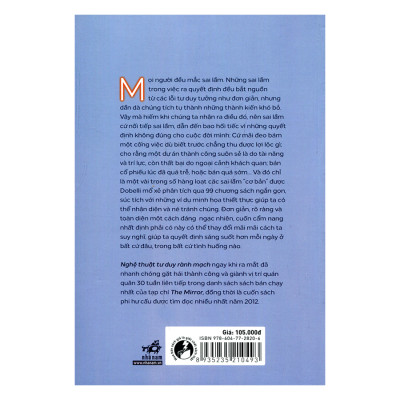 Nghệ Thuật Tư Duy Rành Mạch (Tái Bản)