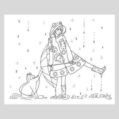 Sách - Hạt Tinh Khôi - Mưa Nghiêng Qua Phiến Lá - Tặng 1 Tranh Thử Màu Bất Kỳ