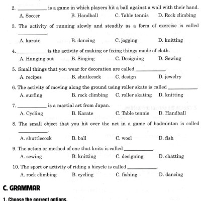 Bài Tập Trắc Nghiệm Tiếng Anh 8 - Có Đáp Án (Bám Sát SGK Cánh Diều) _HA