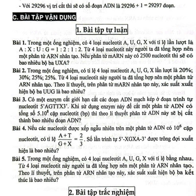 Phương Pháp Giải Toán Xác Suất Sinh Học