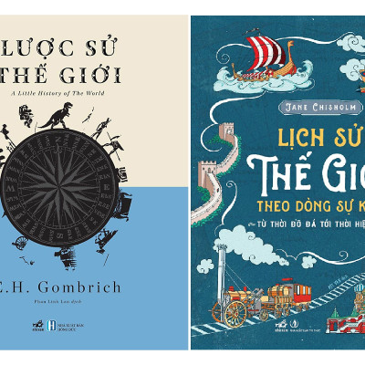 Combo 2 Cuốn Lược Sử Thế Giới + Lịch Sử Thế Giới Theo Dòng Sự Kiện