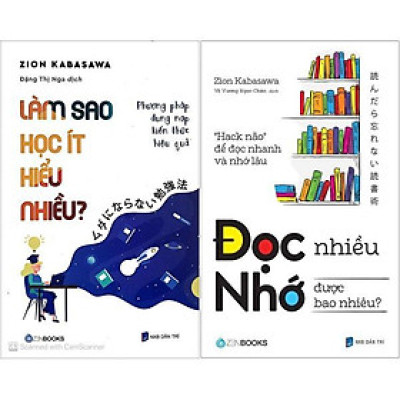 Combo Sách Làm Sao Học Ít Hiểu Nhiều? + Đọc Nhiều Nhớ Được Bao Nhiêu? (Bộ 2 Cuốn)