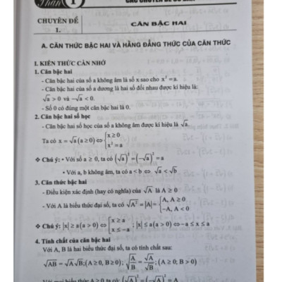 Sách - Giải Nhanh Các Chuyên Đề Đại Số 9