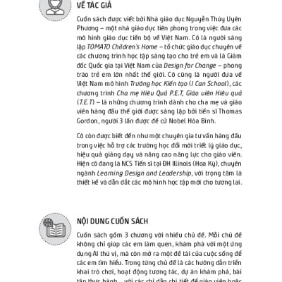 Xin Chào AI! - Học Và Chơi Cùng Trí Tuệ Nhân Tạo