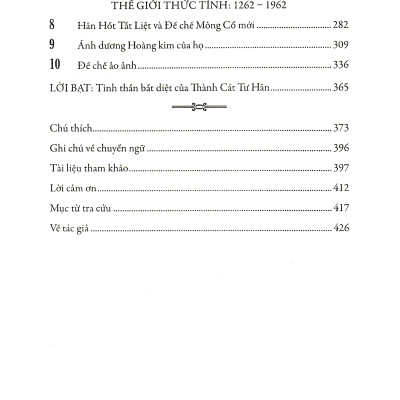 Thành Cát Tư Hãn Và Sự Hình Thành Thế Giới Hiện Đại Tặng BookMark Romantic