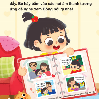 Sách Tương Tác - Sách Âm Thanh - Bé Học Nói - Phiên Bản Đặc Biệt Với 30 Nút Bấm