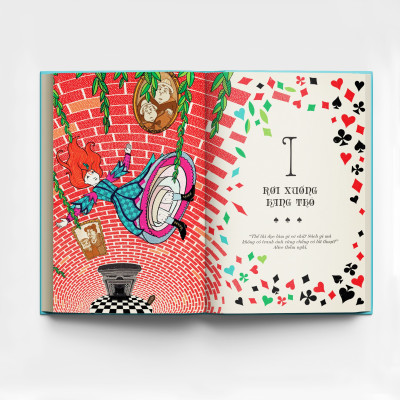 Alice ở xứ sở diệu kì và Alice ở xứ sở trong gương (Bìa cứng)