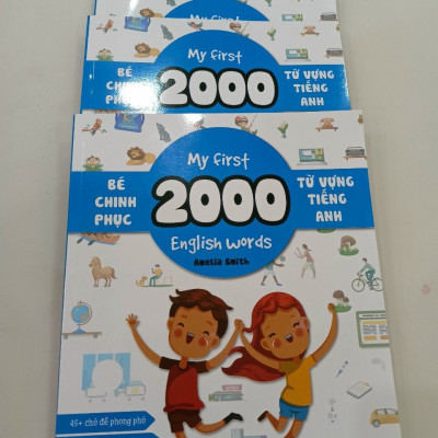 Sách- Bé Chinh Phục 2000 Từ Vựng Tiếng Anh 119 trang (My First 2000 English Words)