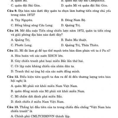 36 Bộ Đề Trắc Nghiệm Ôn Thi Trung Học Phổ Thông Quốc Gia 2019 - Khoa Học Xã Hội