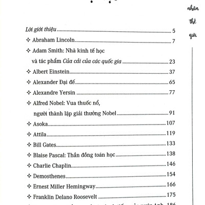 Danh Nhân Thế Giới (Sách Tham Khảo)