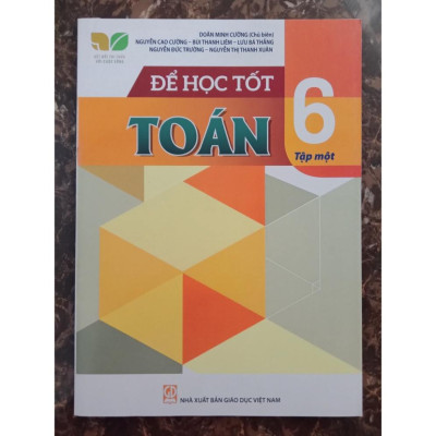 Sách - Combo Để Học Tốt Toán 6 (Tập 1 + Tập 2) - Bộ Kết Nối