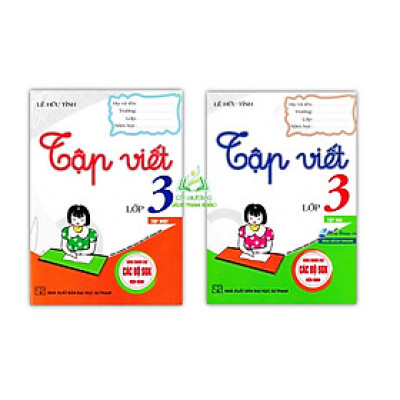 Sách - Combo Tập Viết Lớp 3 - Tập 1 + 2 (Dùng Chung Cho Các Bộ SGK Hiện Hành)