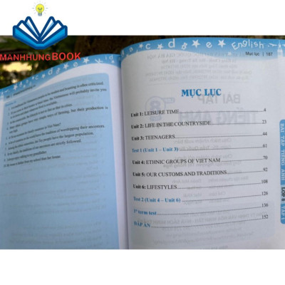 Sách - Bài tập Tiếng Anh lớp 8 Tập 1 ( có đáp án)
