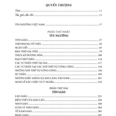 Nếp Cũ - Tín Ngưỡng Việt Nam