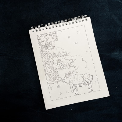 Qua Lăng Kính Của Một Chú Mèo (Tô Màu Mùa Hè Rực Rỡ)