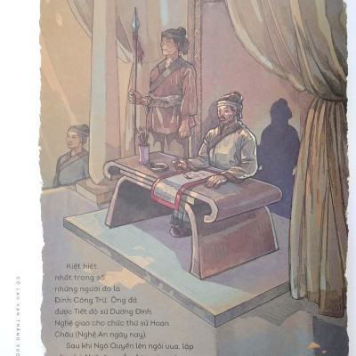 Lịch Sử Việt Nam Bằng Tranh - Cờ Lau Vạn Thắng Vương (Bản Màu)