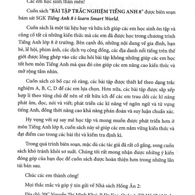Bài Tập Trắc Nghiệm Tiếng Anh 8 - Có Đáp Án (Bám Sát SGK Cánh Diều) _HA
