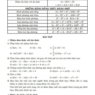Phát Triển Tư Duy Đột Phá Giải Bài Tập Tài Liệu Dạy Và Học Toán - Lớp 8  (Tập 1)